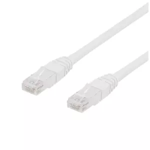 Сетевой кабель Deltaco 00210007 RJ-45 Cat6 1м Белый
