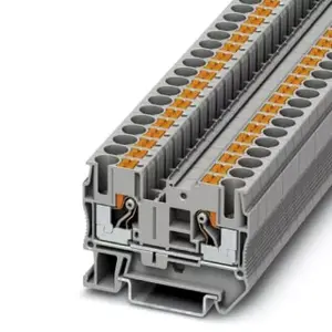 Phoenix Contact PT 6 Feed-Through Terminal Block, 2-Conductor, 0.5-10mm², Grey