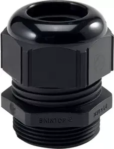 Lapp SKINTOP ST-M Cable Gland M12 x 1.5, Polyamide, Black, IP68/IP69