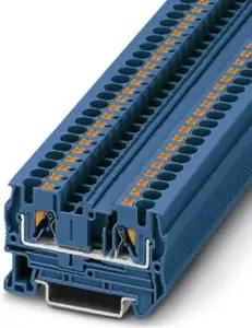 Phoenix Contact PT 4 BU Feed-Through Terminal Block, 0.2-4 mm², Light Blue