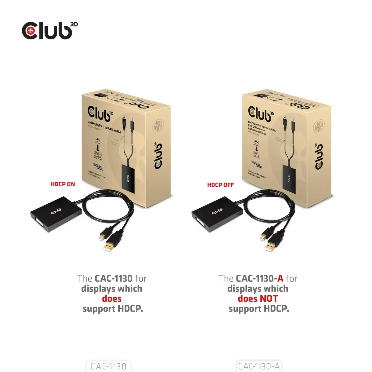 Адаптер CLUB3D Mini DisplayPort на Dual Link DVI Photo 6