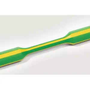 Heat shrink tube Hellermann Tyton 319-00607 Green Yellow 1m 15 pcs