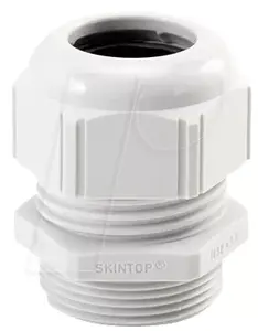 Lapp SKINTOP STR-M M16 x 1.5 Polyamide Cable Gland, IP68/IP69, Light Grey