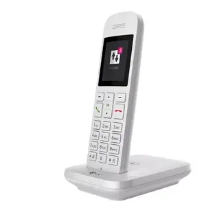 Analog Cordless Telephone Deutsche Telekom Sinus 12 — Caller ID, Speakerphone, 2" Display, 100-Entry Phonebook, White