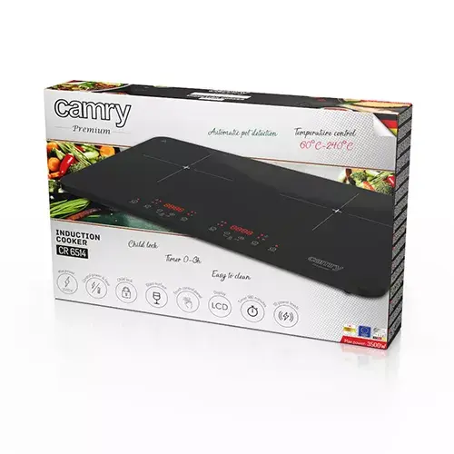Induction hob Adler CR 6514 — 2-zone touch Photo 6