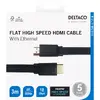 DELTACO HDMI-1030F-K 4K UHD 3 m HDMI cable Photo 4