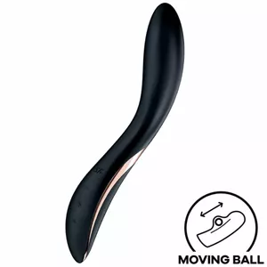 Vibrator VIBRATOR SATISFYER Silicone Purple — G-spot rolling motion, silicone, 0.374 kg