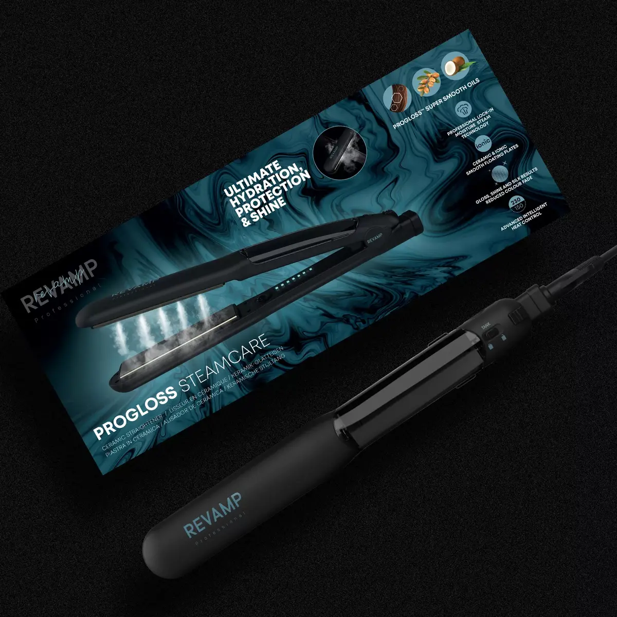 Выпрямитель Revamp Progloss Steamcare ST-1600-EU Photo 6