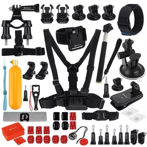 Accessory kit Puluz PULUPKT16 — 53-in-1 set compatible with GoPro HERO9, weight 1 kg