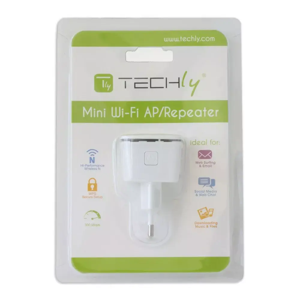 Network repeater Techly Mini Repeater 300Mbps Photo 2