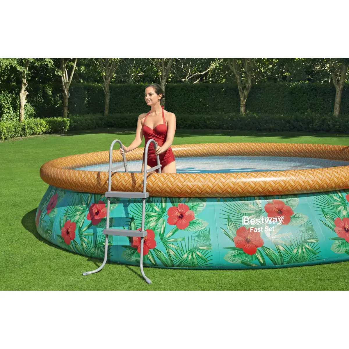 Rāmja/uzpūšamais baseins Bestway Fast Set 15' x 33" Photo 10