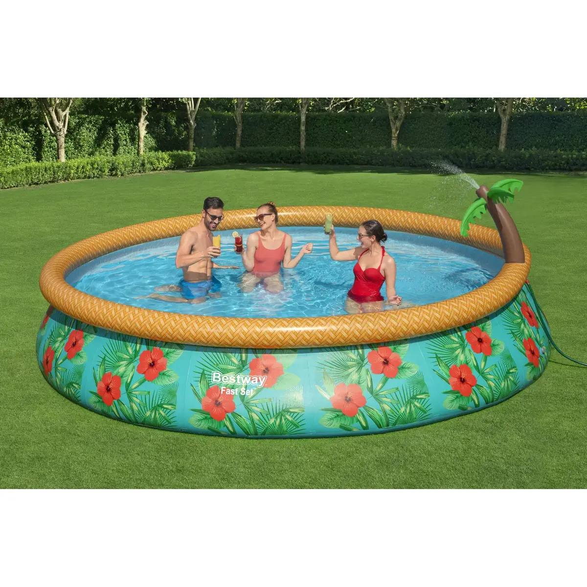 Rāmja/uzpūšamais baseins Bestway Fast Set 15' x 33" Photo 15