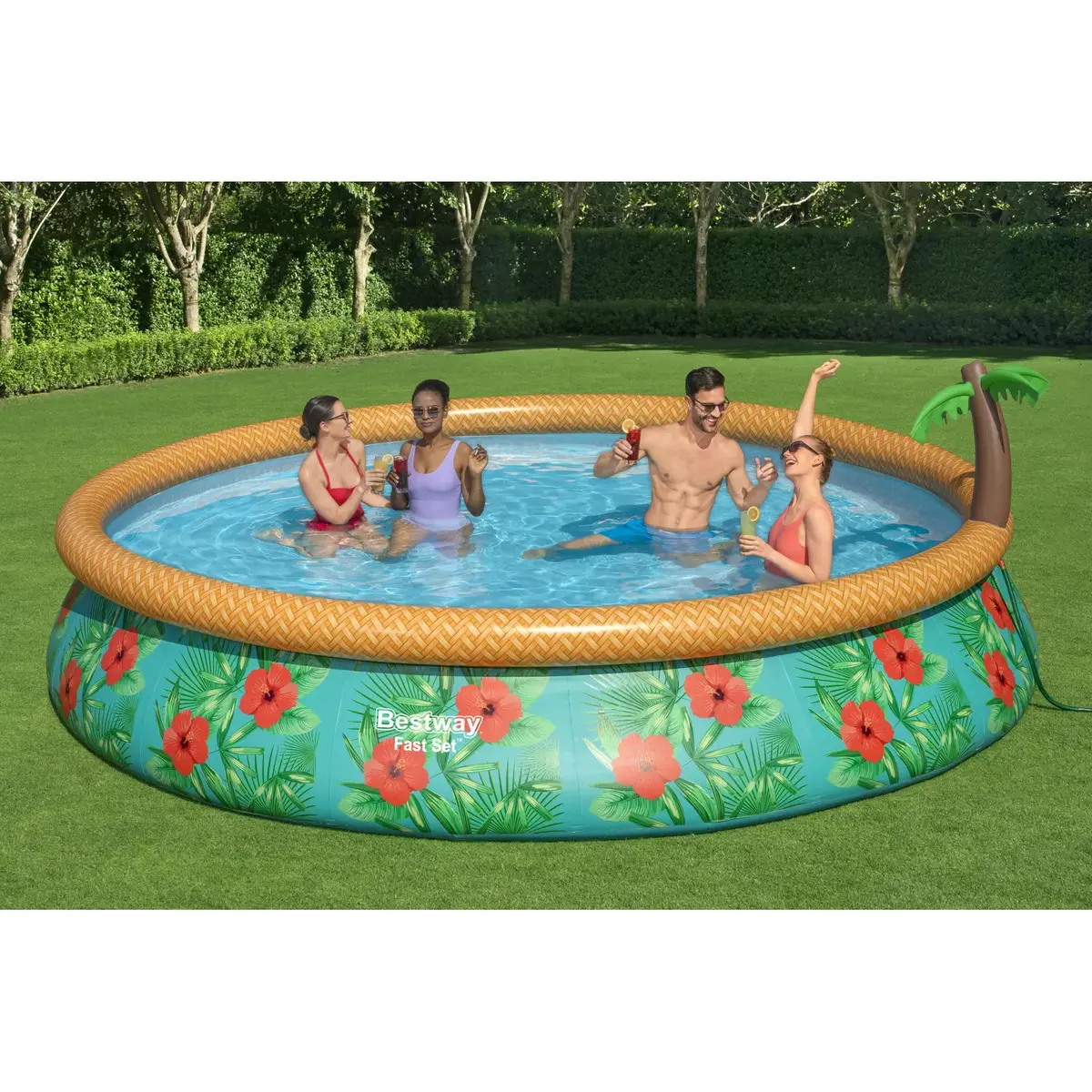 Rāmja/uzpūšamais baseins Bestway Fast Set 15' x 33" Photo 17