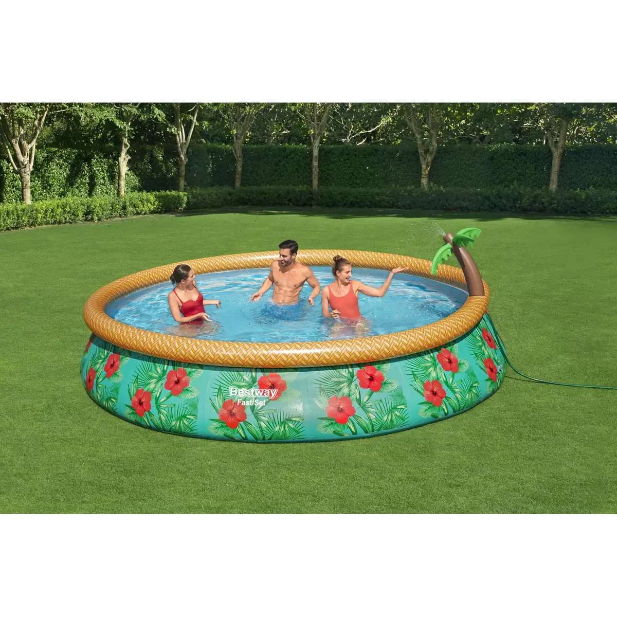 Rāmja/uzpūšamais baseins Bestway Fast Set 15' x 33" Photo 18