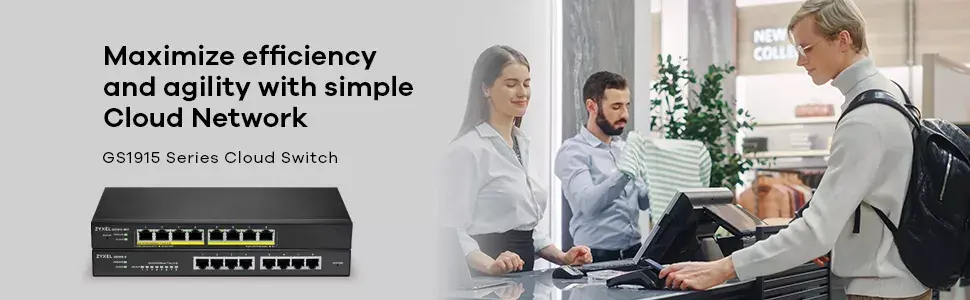 Управляемый коммутатор Zyxel GS1915-8EP Photo 5