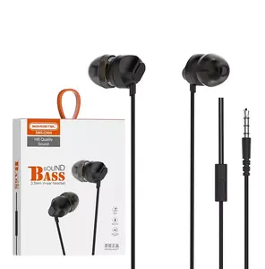 SOMOSTEL SMS-CS04 Wired In-ear Headset for Calls and Music, Black