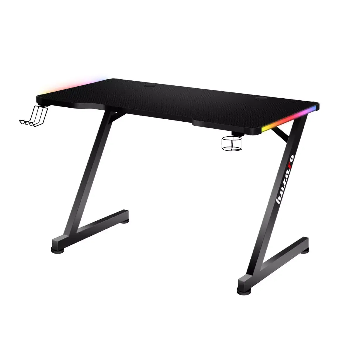 Стол Huzaro Hero 2.5 Black — игровой/домашний офис Photo 8