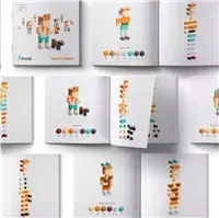 Магнитный конструктор PIXIO Happy Family 30103 Photo 4