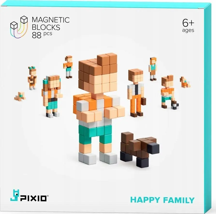 PIXIO Magnetic Building Set Happy Family 30103 Photo 9