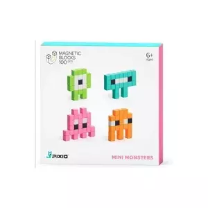 Магнитный конструктор PIXIO Mini Monsters 40102 — 3D пазл магнитная модель