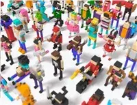 PIXIO Mini Monsters 40102 магнитный 3D конструктор Photo 8