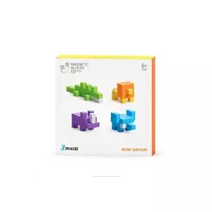 Магнитный конструктор PIXIO Mini Safari модель 40104 — компактный магнитный набор