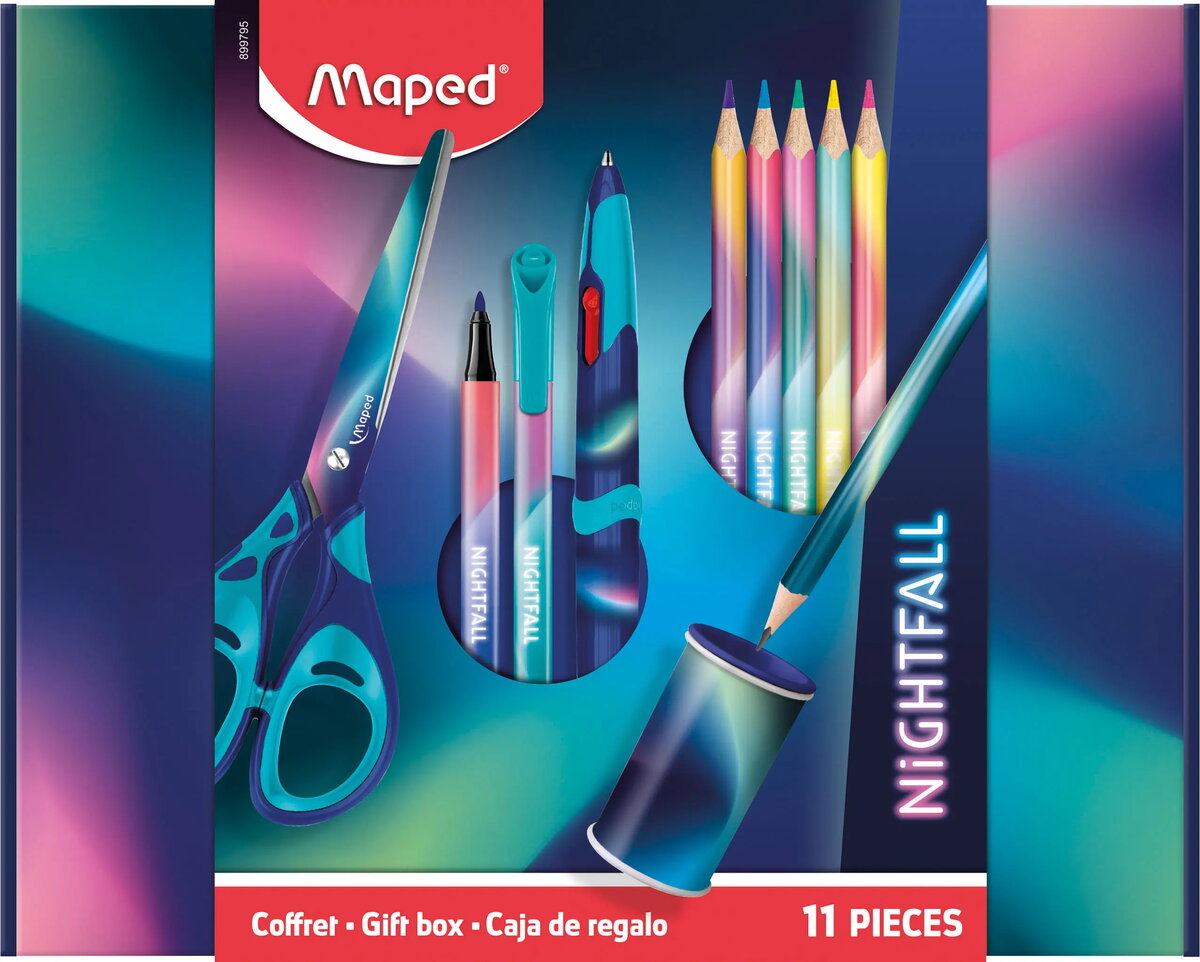 Maped 899799 Kancelejas preču komplekts Nightfall