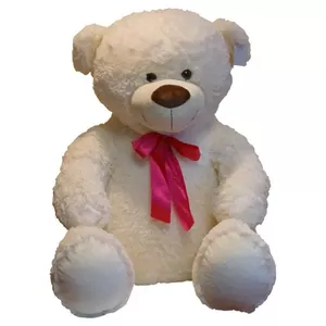 Soft toy teddy bear TULILO Norbert 75 cm, creamy plush stuffed animal