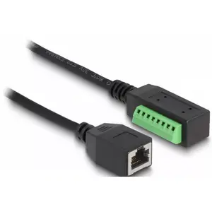 DeLOCK RJ45 Cable Cat.5e jack to Terminal Block Adapter 21.5 cm