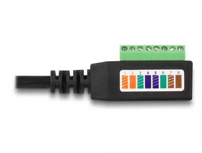 DeLOCK RJ45 kabelis Cat.5e spraudnis uz termināla bloku adapteri Photo 2