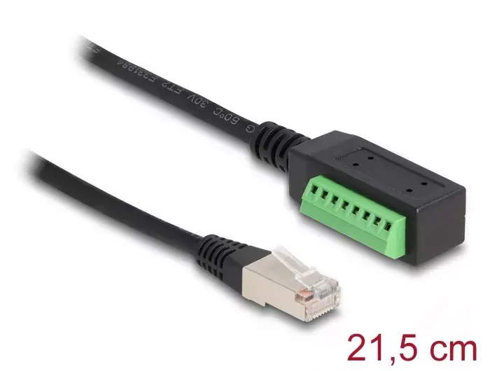 DeLOCK RJ45 kabelis Cat.5e spraudnis uz termināla bloku adapteri Photo 3
