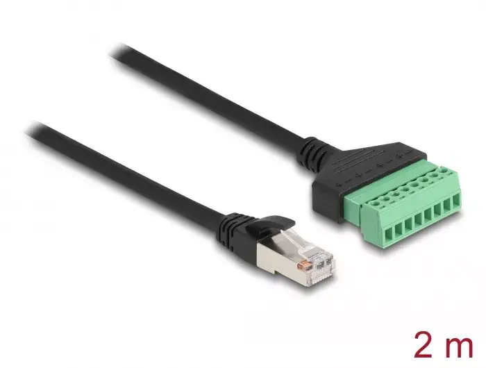DeLOCK RJ45 Kabeļa Cat.6 spraudnis uz termināla bloku adapteris Photo 2