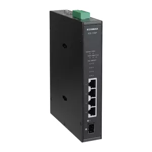 Edimax IGS-1105P tīkla pārslēgs Nepārvaldīts Gigabit Ethernet (10/100/1000) Power over Ethernet (PoE) Melns