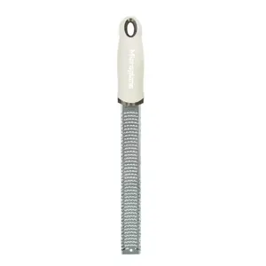 Rasp grater Microplane Zester, stainless steel, beige handle, 35×30×325 mm
