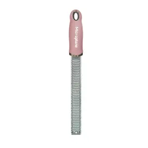 Тёрка Rasp Microplane Zester Розовая Нержавеющая сталь 35мм ширина 325мм высота