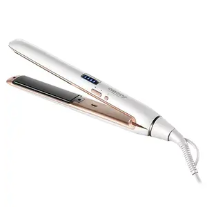Straightening iron Camry CR 2322 — 50 W, 4 heat levels, ceramic plates, 1.8 m cord, warm white