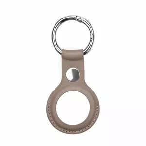 ILike  
         
       AirTag PU Leather Key Ring Keychain Case 
     Dark Brown