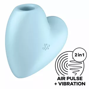 Air Pulse stimulator Satisfyer Cutie Heart Blue – air pulse, model D-231776, weight 0.255 kg