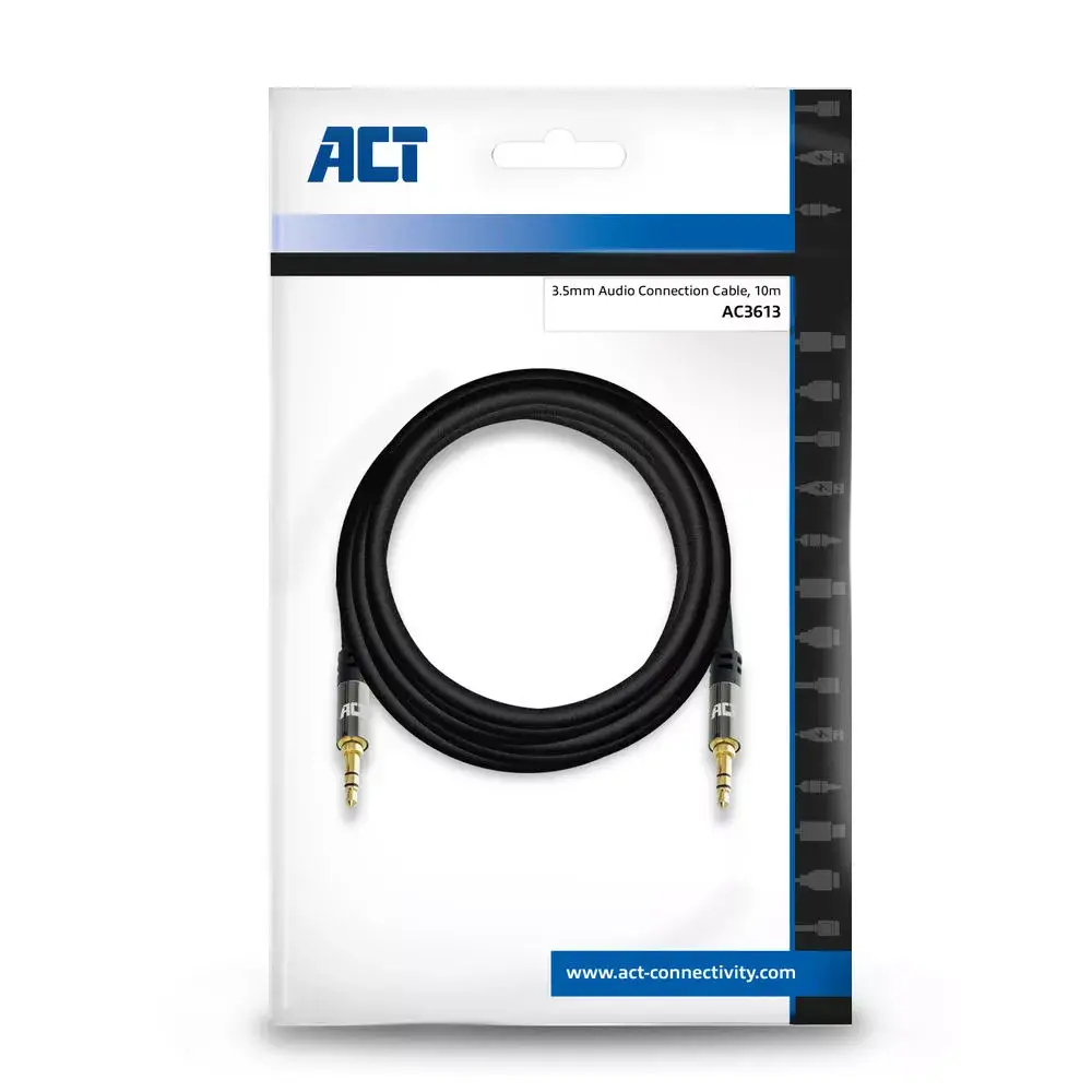 Audio connection cable ACT AC3613 10m Photo 2