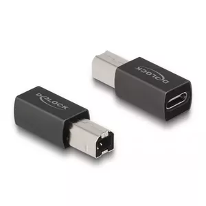 DeLOCK USB 2.0 Adapter USB Type-C female to Type-B male 65839