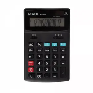 Calculator MAUL MCT 500 Pocket Display Black 12 Digits 1 Line