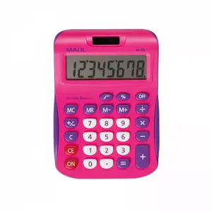 Calculator MAUL MJ 550 Pocket Display Pink 8 Digits 1 Line