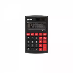 MAUL M 8 calculator Pocket Display Black, Red