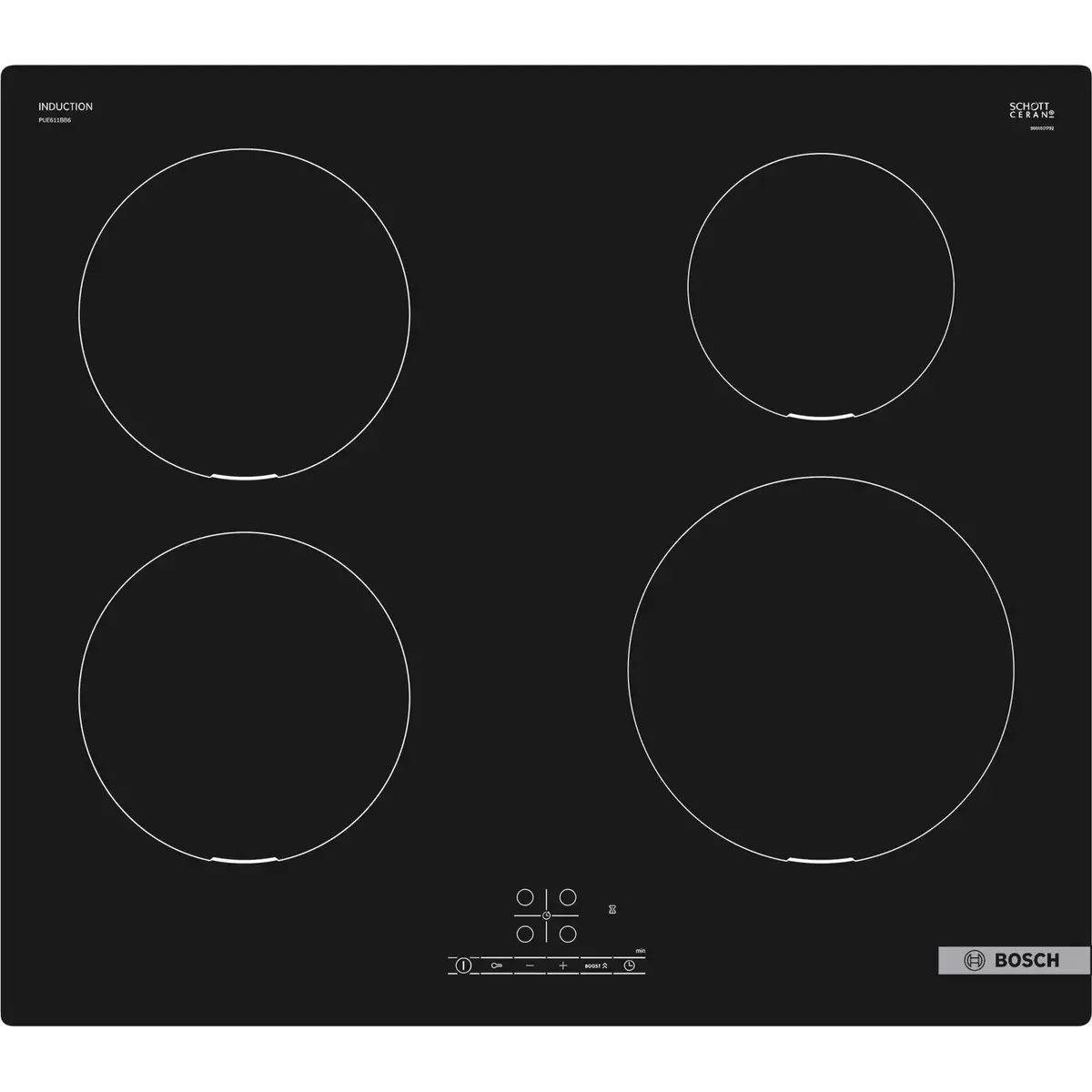 Iebūvējamā plīts virsma Bosch Serie 4 PUE611BB6E Photo 5