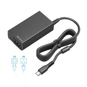 Sandberg USB-C AC Charger PD65W EU+UK Universal Black