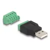 DeLOCK USB 2.0 Type-A male to Terminal Block Adapter Photo 2
