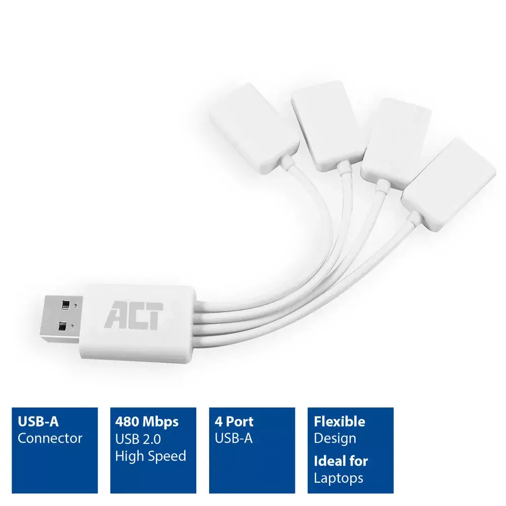 ACT USB centrmezgls 4 porti USB-A Photo 3