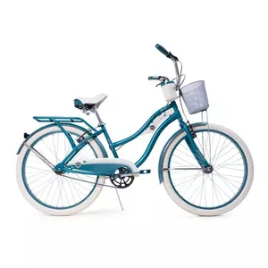 Городской круизер HUFFY Deluxe Cruiser 26" (26" колёса) — стальная рама, 1 скорость, V-барабанные тормоза, корзина, крылья