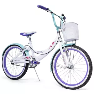 Городской велосипед HUFFY Girly модель 23259W — детский 20" для девочек, фиолетовый/белый