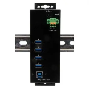 USB sadalītājs Exsys EX-1505HMVS 4 porta USB 3.2 Gen 1 ar 15 kV ESD aizsardzību
